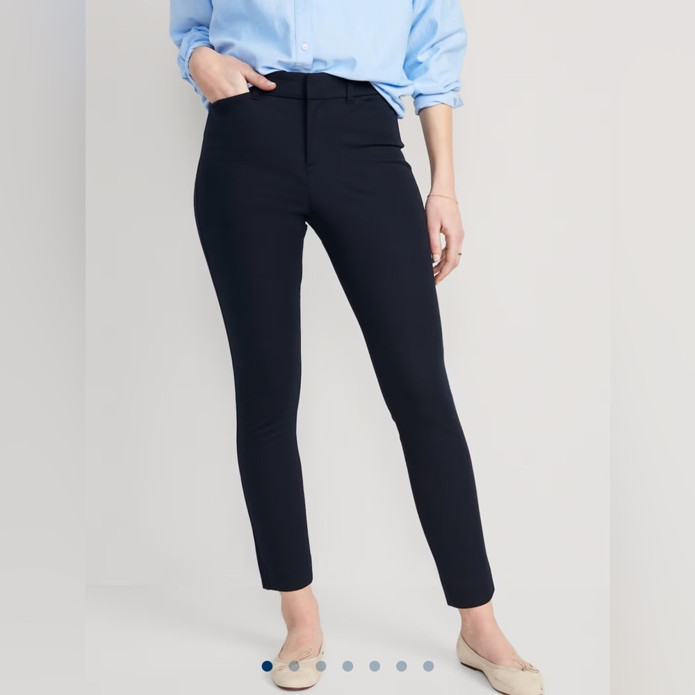 NWT Old Navy High Rise Pixie Skinny Ankle Dress Pants Size 12